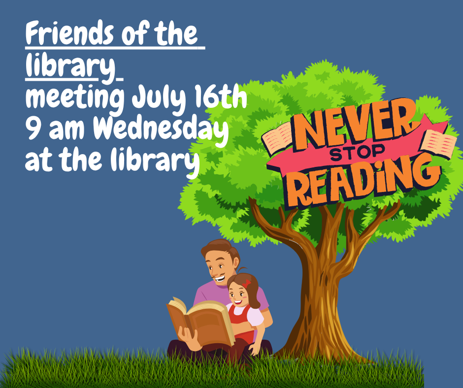 Friends of the library meeting
