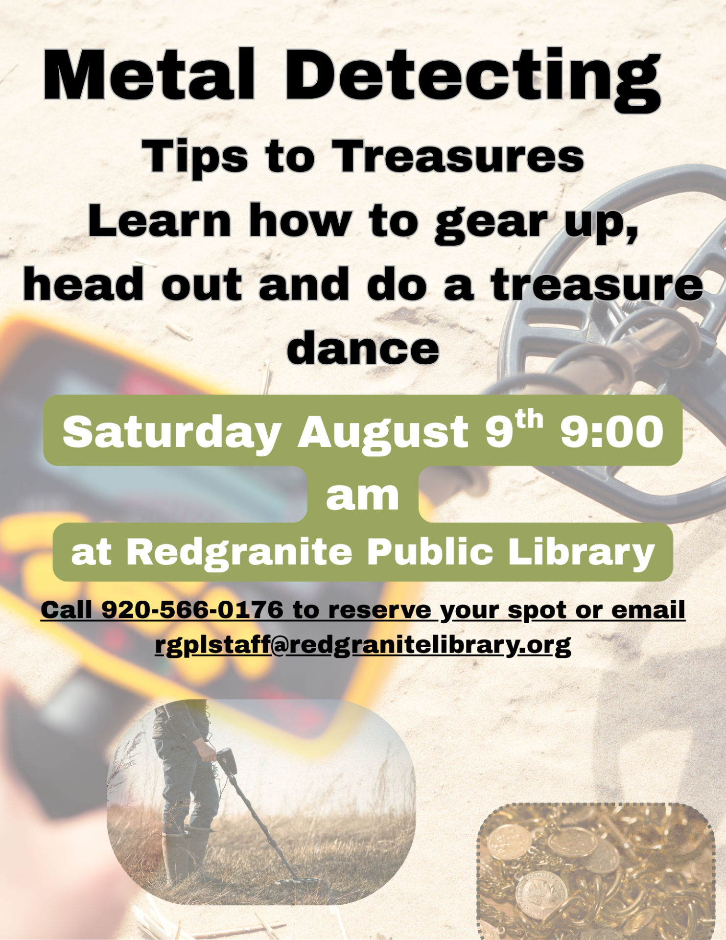 Metal Detecting 9am August 9th